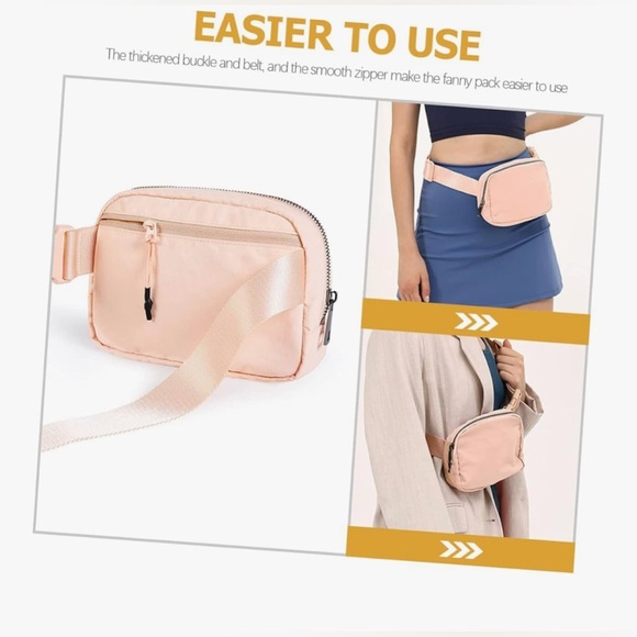 NWT- THE JULIA BAG
Pink rose fanny pack
Soft vegan leather
comes with dust bag - Picture 6 of 16